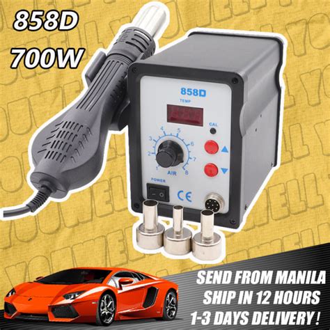 Hot Air Rework Station W Soldering Station LED Digital Heat Handle Station D Solder Hot