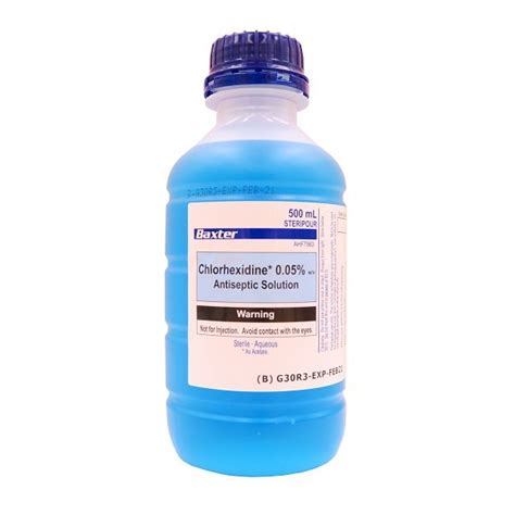 Chlorhexidine 005 Antiseptic Solution 500ml Alcare Pharmaceuticals