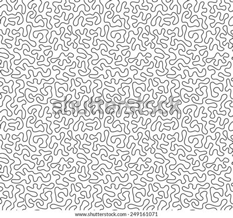 Seamless Pattern Abstract Texture Randomly Curved Stock Vector Royalty