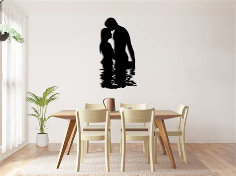 Couple Metal Wall Art Metal Wall Sculpture For Lovers Metal Wall