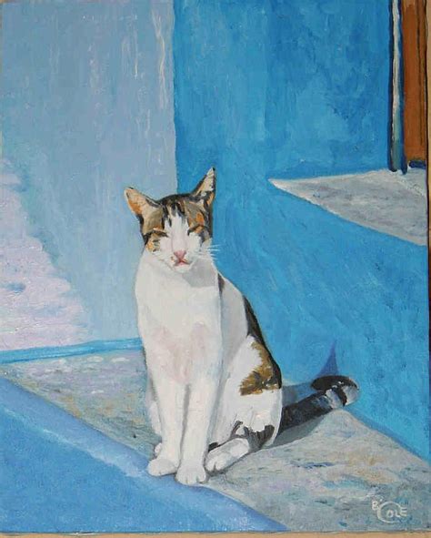 Brian Cole Cats Of Cornwall Painting Fineartamerica Striped Cat