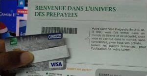 La carte VISA prépayée BNIFIC de la BNI testé pour vous Aboukam NET