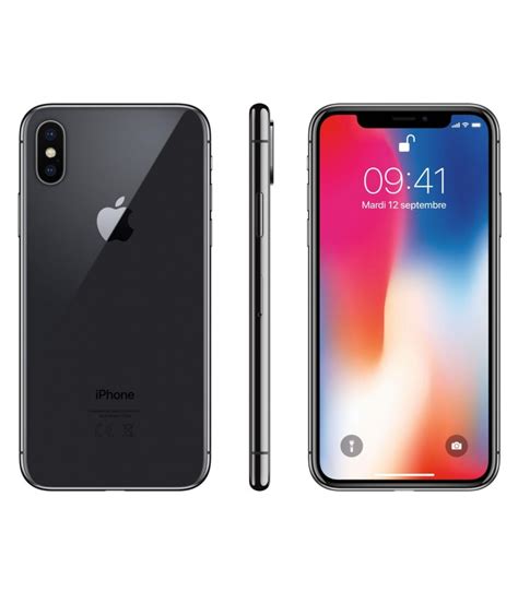 Apple iPhone X 64 Go Gris Sidéral Débloqué Occasion recondit