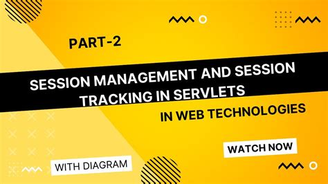 Session Management And Session Tracking In Servlets In Web