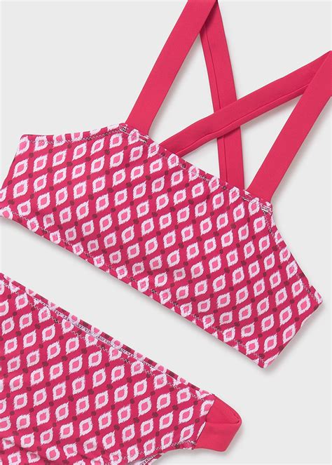 Bikini Estampado Rapariga Vermelho Alaranjado Mayoral