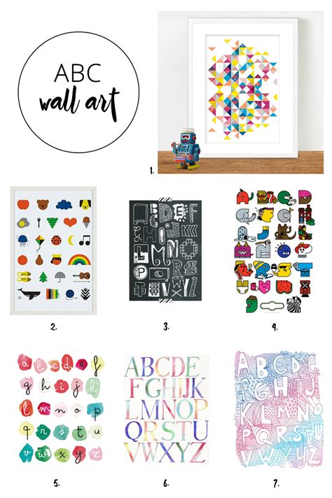 ABC wall art for all ages - A Girl Named PJ