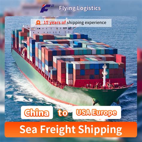 Sea Cargo Services Freight Dropshipping To Fba Amazon USA Europe Door