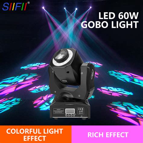 Professional New Led W Disco Dj Stage Light Dmx Mini Gobo Projector