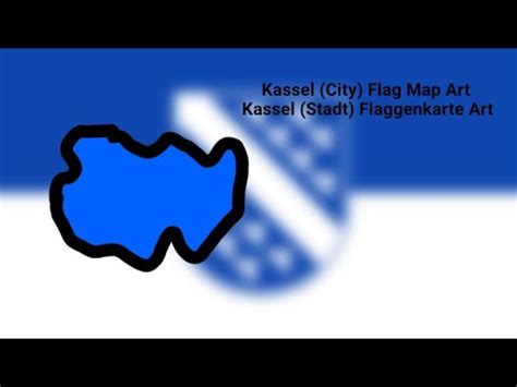 Kassel City Flag Map Art Kassel Stadt Flaggenkarte Art Youtube