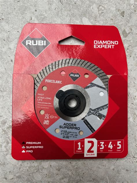 Rubi Adder 115mm Superpro Cutting Blade Atlas Ceramics