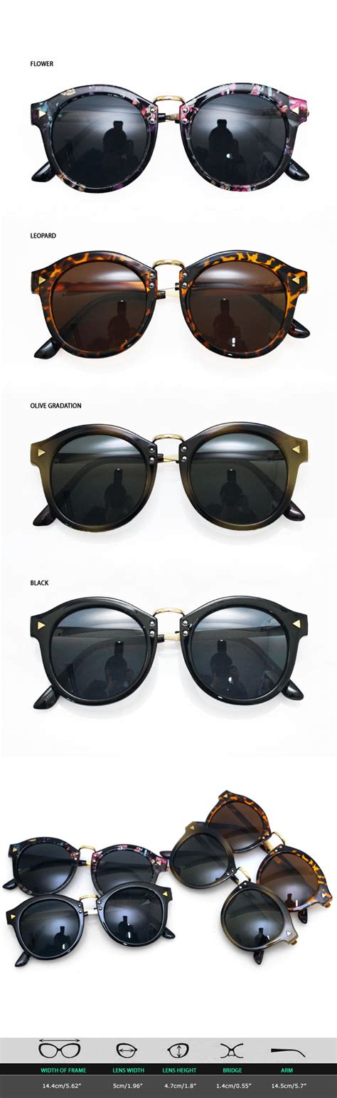 Accessories Sunglasses And Glasses Euro Chic Teardrop Gold Rivet Sunglasses 73