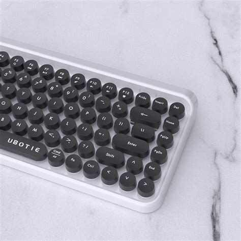 UBOTIE Portable Bluetooth Colorful Computer Keyboards Wireless Mini ...