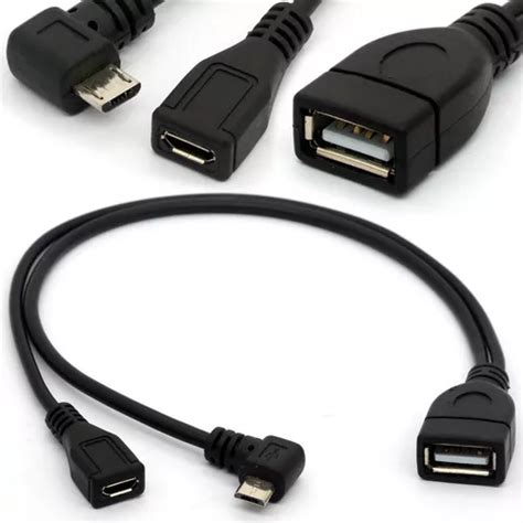 En Ngulo Micro Usb Y Splitter Cable Otg Potenciador De Energ Env O Gratis