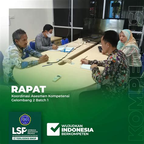 Rapat Koordinasi Asesmen Kompetensi Gelombang 2 Batch 1