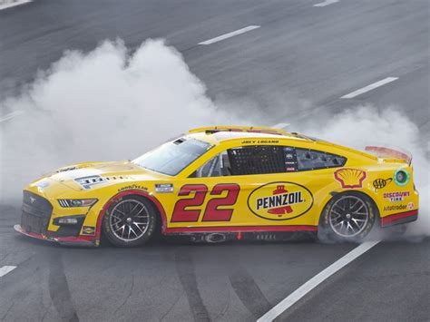 Joey Logano Shell Pennzoil Clash At The Coliseum Win Raced