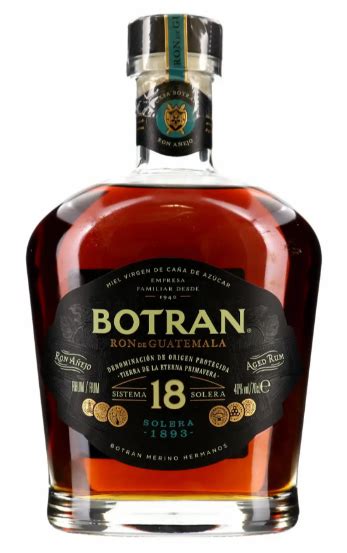 Botran Ron Anejo 18 Solera 1893 40 0 70 L 1001Spirits