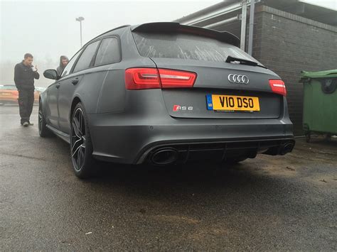 New Matte Daytona Grey Audi Rs6 Avant Protection Detail