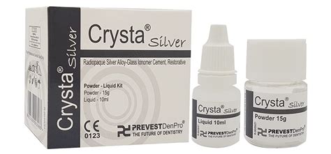 Buy Prevest Denpro Crysta Silver Radiopaque Glass Ionomer Cement