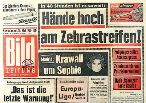 original bild zeitung historische magazinede