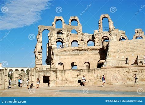 Oldest ruins of Tunisia editorial photo. Image of fight - 52354256