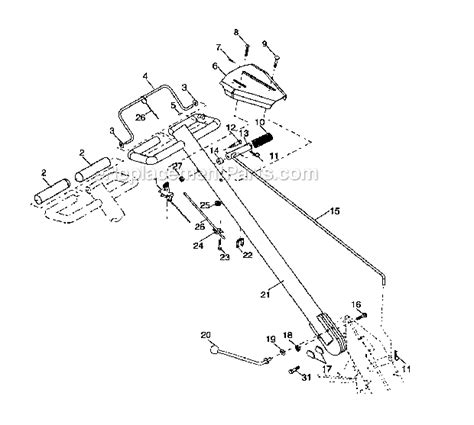 Schematic Of A Rear Tine Craftsman Tiller Transmission Craft