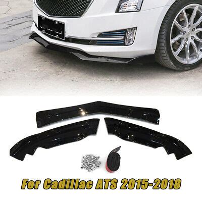 Front Bumper Lip Spoiler Splitter Cover Trim For Cadillac Ats