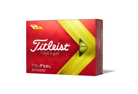 Titleist Trufeel Yellow Golf Balls Balls Prior Gen Golfonline