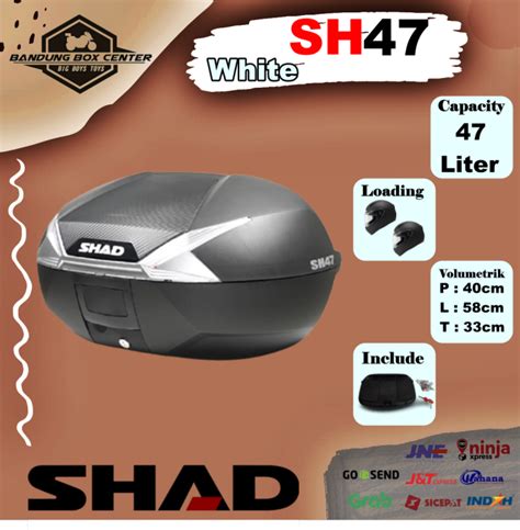 Box Motor Box Shad Sh White Box Touring Shad Sh Mika Putih Box