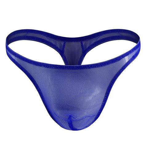 Sensual Men S Lingerie Low Waist Pouch G String Thongs Swim Bikini Briefs Ebay