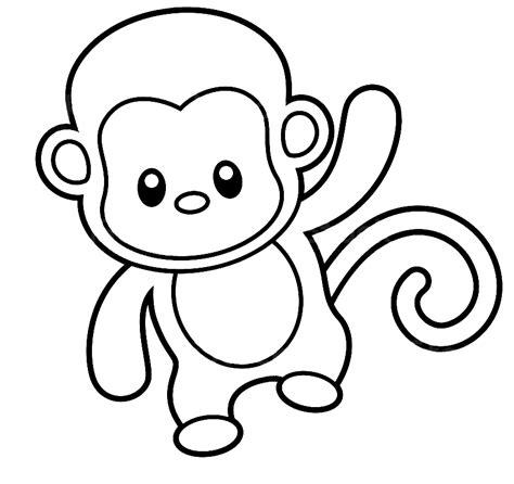 7300 Coloring Pages Of Cute Monkey Latest Free Coloring Pages Printable