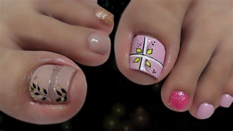 Como Hacer Hermosos Diseños De Uñas Para Tus Pies 🦶🦶 Nailart