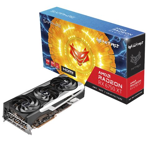 Placa de Vídeo Sapphire AMD Radeon RX 6750 XT NITRO 12GB GDDR6 FSR