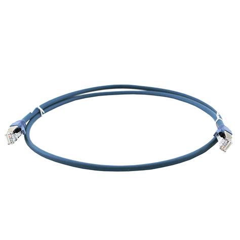 Patch Cord STP Cat 6A LSZH De 1m Azul Kroton