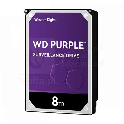 Dysk WD 8TB Purple, 128MB cache WD84PURZ WD | Sklep iVolta.pl