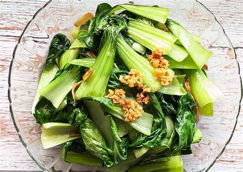 Resipi Pak Choy Goreng Simple Oleh Nurul Kefftya Cookpad