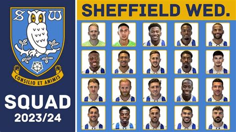 Sheffield Wednesday F C Squad Season Sheffield Wednesday