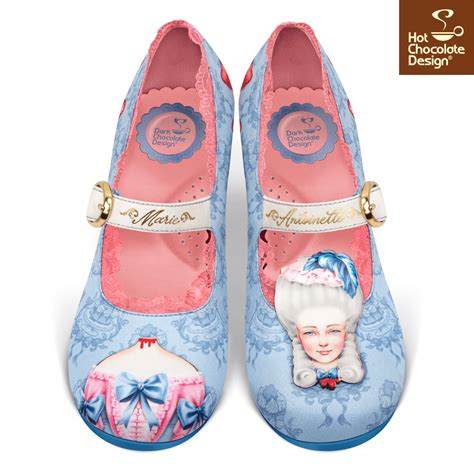 hot chocolate design marie antoinette midheel popping candy