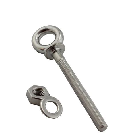 Pcs Stainless Steel Hx Long Shoulder Lifting Eye Bolt With Nut M