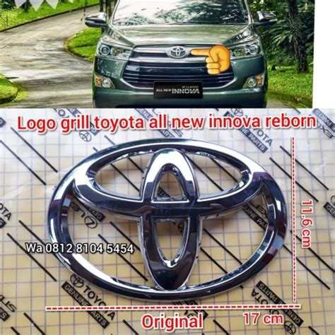 Jual Logo Emblem Grill Depan Toyota All New Innova Reborn Venturer