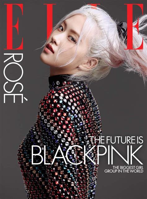 200917 Blackpink On The Cover Of Elle Us October Issue RosÉ Ver R