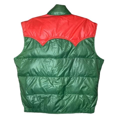 1970s 1980s Ski Daddle Colorblock Puffer Vest Gem