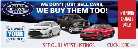 Vehicle Trade-In Value - Wilder Auto Group