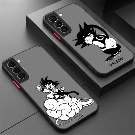 DBZ Dragon Ball Z Funny Baby Sun Goku Matte Capa Para Celular Samsung