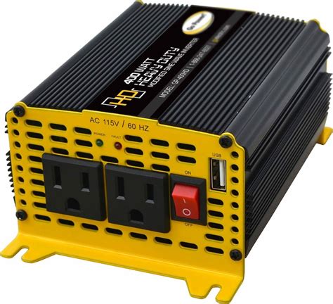 Go Power Gp 400hd 400 Watt Heavy Duty Modified Sine Wave Inverter