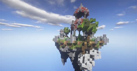 Small floating spawn island Minecraft Map