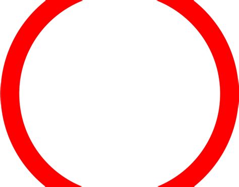 Oval Clipart Blank Red Circle Free Transparent Png Download Pngkey