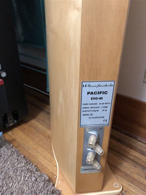 Wharfedale Pair Of Pacific Evo Floorstanding Loud Tower Speakers