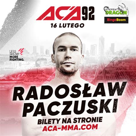 Mistrz FEN Radosław Paczuski zadebiutuje w zawodowym MMA