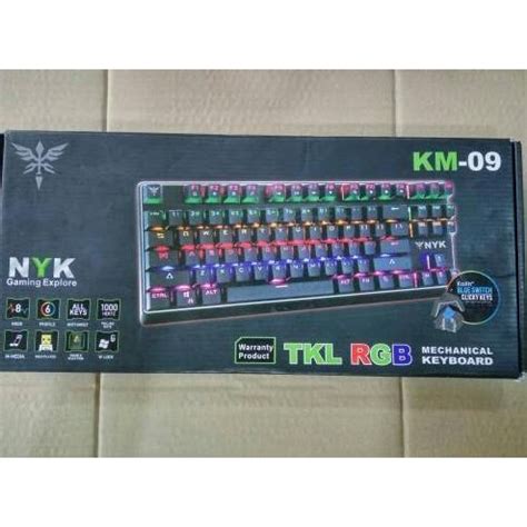 Jual Nyk Km09 Km 09 Keyboard Mechanical Tkl Rgb Shopee Indonesia