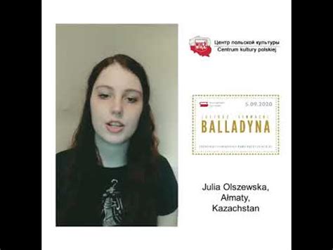 Narodowe Czytanie Juliusz S Owacki Balladyna Youtube